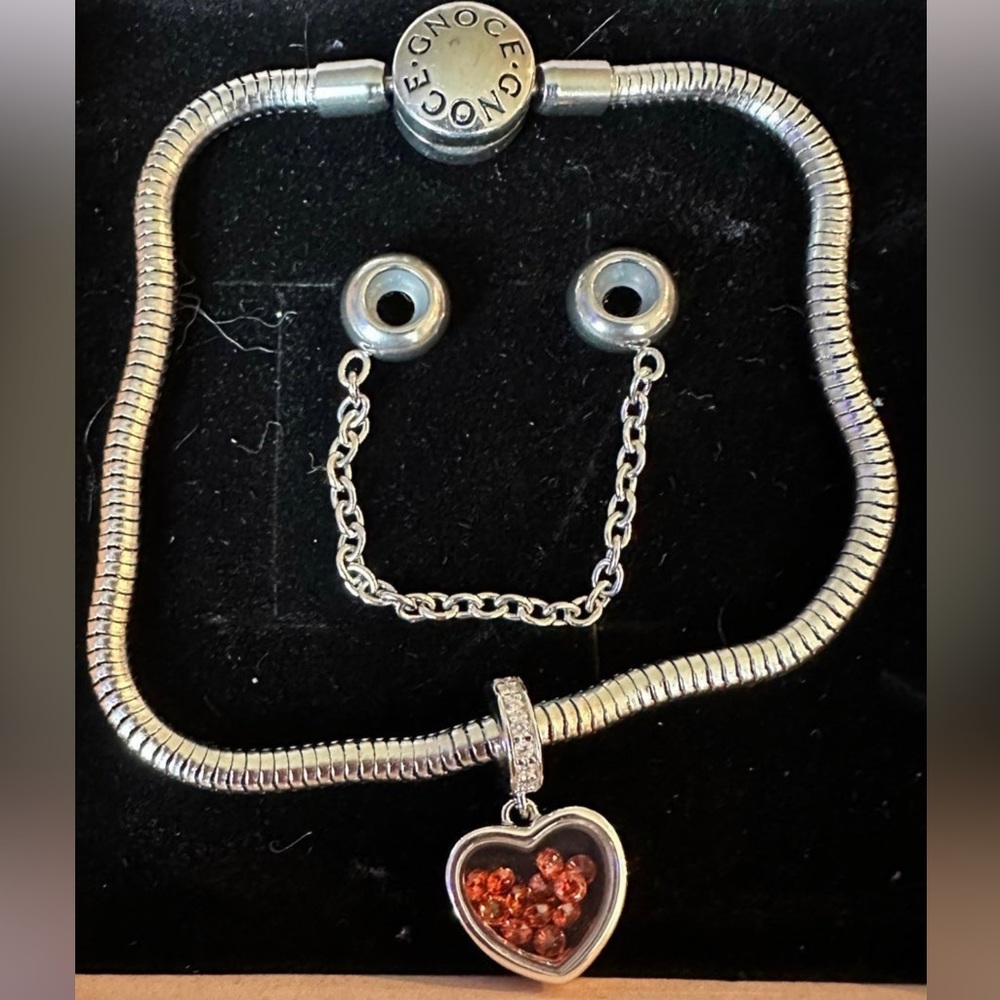 Gnoce Snake Chain + Charm